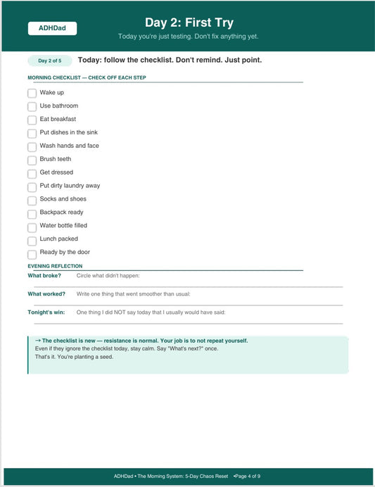 The Morning System: 5-Day Chaos Reset